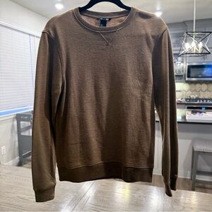 H&M Crewneck Sweater in Chestnut Brown